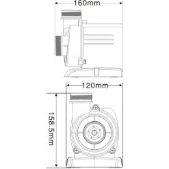 SunSun Pompe De Piscine 10000 L/h Circulation 80 W MAX-ECO CPP-10000 -Pompe et filtre de piscine Soldes 1026500 3