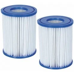 Lot De 2 Cartouches Bestway Pour Filtre De Piscine Dacron I