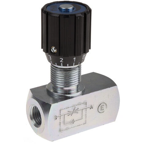 Vanne De Régulation Du Débit Hydraulique RS PRO, G 1/4, 350 Bar Bars ( Prix Pour 1 ) 4 Vanne De Régulation Du Débit Hydraulique RS PRO, G 1/4, 350 Bar Bars ( Prix Pour 1 ) – Image 2