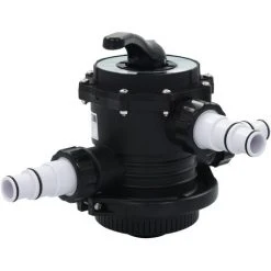 VidaXL Soupape à Multi-voies Pour Filtre à Sable ABS 1,5" 6 Voies