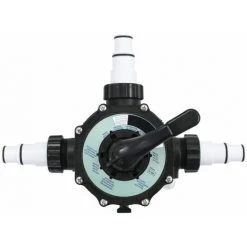 VidaXL Soupape à Multi-voies Pour Filtre à Sable ABS 1,5" 6 Voies -Pompe et filtre de piscine Soldes 13197151 3