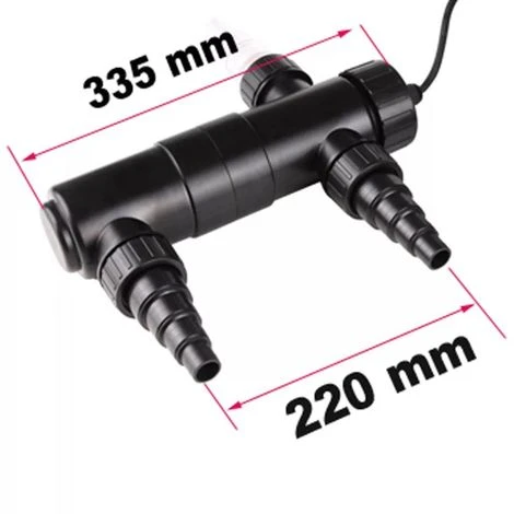 VIDAXL Dispositif De Décantation UVC 10 000 L - Noir 6 VIDAXL Dispositif De Décantation UVC 10 000 L - Noir – Image 5