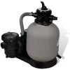 VIDAXL Pompe à Filtre à Sable 600 W 17000 L/h - Gris -Pompe et filtre de piscine Soldes 14282109 1