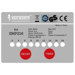 SAN MARCO Filtre � Sable 8,5 M3/H Minuteur Et Aqualoon -Pompe et filtre de piscine Soldes 18390700 4