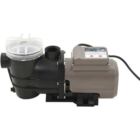 ASUPERMALL Pompe De Piscine Avec Minuterie Noir 0,25 CH 8000 L / H 3 ASUPERMALL Pompe De Piscine Avec Minuterie Noir 0,25 CH 8000 L / H