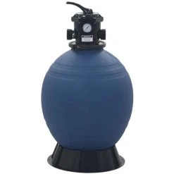 ASUPERMALL Filtre A Sable Pour Piscine Avec Vanne 6 Positions Bleu 560 Mm 11 ASUPERMALL Filtre A Sable Pour Piscine Avec Vanne 6 Positions Bleu 560 Mm -Pompe et filtre de piscine Soldes 18813013 5