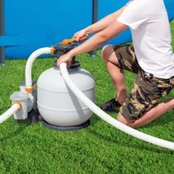 Pompe Filtre à Sable Bestway Flowclear™ 7.751 L/h - Avec Adaptateur 9 Pompe Filtre à Sable Bestway Flowclear™ 7.751 L/h - Avec Adaptateur -Pompe et filtre de piscine Soldes 19154510 3