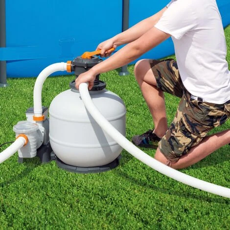 Pompe Filtre à Sable Bestway Flowclear™ 7.751 L/h - Avec Adaptateur 5 Pompe Filtre à Sable Bestway Flowclear™ 7.751 L/h - Avec Adaptateur – Image 3