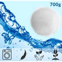 MONZANA Boules De Filtration Pour Filtre à Sable 700g Filtration Piscine Lavable Balle Filtrante Recyclable 5 Cm Nettoyage Bassin -Pompe et filtre de piscine Soldes 19304227 4