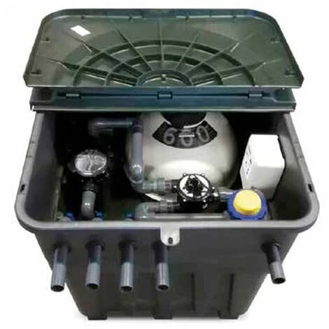 ASTRALPOOL Local Technique Enterré KEOPS - Filtre Ø 600 Mm - Pompe 1 CV - Electrolyseur De Sel -Pompe et filtre de piscine Soldes 25647449 1