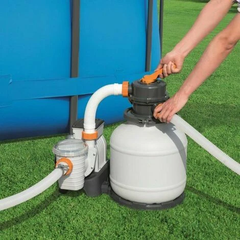 BESTWAY DEUTSCHLAND GMBH Filtre à Sable De Piscine Avec Minuterie- 8.327 L/h 6 BESTWAY DEUTSCHLAND GMBH Filtre à Sable De Piscine Avec Minuterie- 8.327 L/h – Image 4