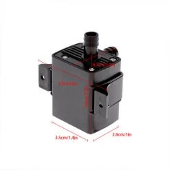 Anself Miniature Miniature DC Brushless Pompe Submersible Tete DC12V Pompe A Eau 3m, Resistance A La Temperature 60 ℃ -Pompe et filtre de piscine Soldes 29066445 5
