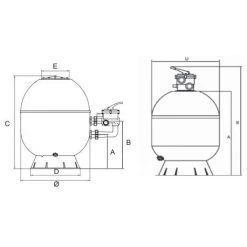 SCP FRANCE Filtre Laminé Artik AK 520 SCP - KRP-050-0221 -Pompe et filtre de piscine Soldes 29351712 2