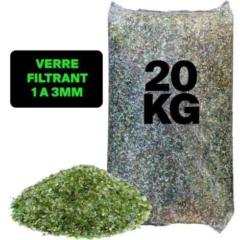 LLOFER 20KG VERRE FILTRANT 1,6 A 3MM 3 LLOFER 20KG VERRE FILTRANT 1,6 A 3MM