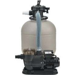 Pompe Filtre à Sable Pour Piscines 18-30 M³ 400 W Plastique Cuivre Beige [pro.tec] -Pompe et filtre de piscine Soldes 30803902 4