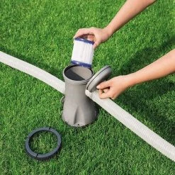 BEARSU Cartouches Filtrantes Pour Piscine Pour Bestway VI Pour Lay-Z-Spa Miami, Lot De 4 Filtres, Cartouche Filtrante Filtre De Nettoyage De Piscine -Pompe et filtre de piscine Soldes 31607621 4