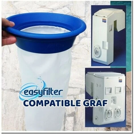 POCHE DE FILTRATION EASYFILTER COMPATIBLE GRAF-EVERBLUE-POOLINE 3 POCHE DE FILTRATION EASYFILTER COMPATIBLE GRAF-EVERBLUE-POOLINE