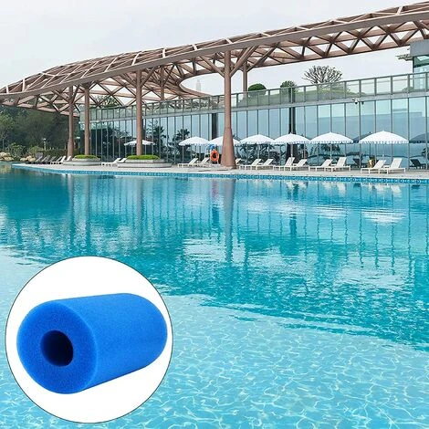 LangRay Mousse De Filtre De Piscine, Filtre Piscine Lavable Reutilisable, 4 Pièces Éponge Filtrante Type A, Filtre De Piscine En Mousse, Outil De Nettoyage De Mousse De Cartouche Pour (20x10 Cm, Bleu) 5 LangRay Mousse De Filtre De Piscine, Filtre Piscine Lavable Reutilisable, 4 Pièces Éponge Filtrante Type A, Filtre De Piscine En Mousse, Outil De Nettoyage De Mousse De Cartouche Pour (20x10 Cm, Bleu) – Image 3