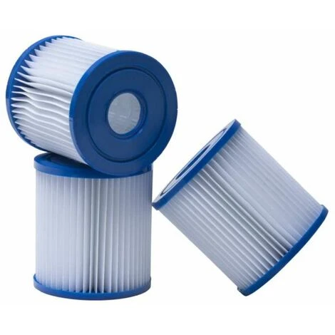 WERKAPRO Lot De 3 Cartouches Filtres Piscine Pour épurateur à Cartouche Modèle H 3 WERKAPRO Lot De 3 Cartouches Filtres Piscine Pour épurateur à Cartouche Modèle H