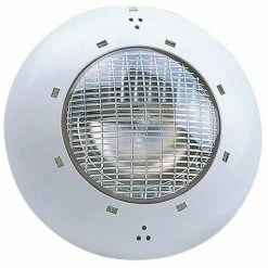 Plantawa Projecteur Ultra Plat Blanc ABS Pour Piscine En Béton Avec Lampe Halogène 100W Sans Niche