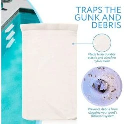 BRIDAY Chaussette De Filtre De Piscine, Chaussettes D'écumoire De Piscine, Panier De Filtre De Piscine, Chaussettes D'écumoire De Piscine, Panier D'écumoire De Piscine (20) -Pompe et filtre de piscine Soldes 35561845 5