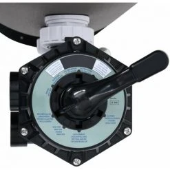 VidaXL Filtre à Sable Pour Piscine Avec Vanne à 6 Voies Gris -Pompe et filtre de piscine Soldes 35613797 4