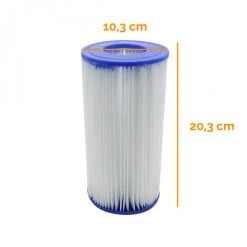 Lot De 4 Cartouches De Filtration Pour Pompe De Piscine - Type III - A/C - Linxor - Blanc -Pompe et filtre de piscine Soldes 36011693 2