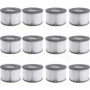 ABCRITAL Cartouche Filtrante De Remplacement Pour Filtre À Remous Mspa, Filtre À Eau De Remplacement Pour Sous-Marins Chauds Et Spa, Pour Piscines Gonflables - Modèle De Filtre À Eau (12 Pièces)
