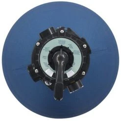 HAPPYSHOPPING Filtre A Sable Pour Piscine Avec Vanne 6 Positions Bleu 560 Mm -Pompe et filtre de piscine Soldes 40445019 5