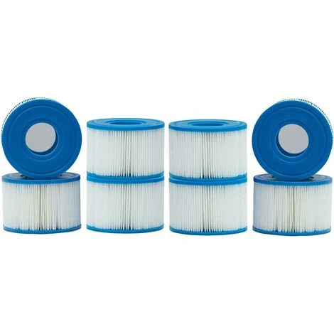 ECHOO Lot De 8 Cartouches Intex De Type S1 Pour Filtre à Jacuzzi, Cartouches De Rechange Pour Intex S1, Cartouche Filtrante De Type S1, Filtre De Piscine Pour Jardin, Piscine, Spa, Baignoire 3 ECHOO Lot De 8 Cartouches Intex De Type S1 Pour Filtre à Jacuzzi, Cartouches De Rechange Pour Intex S1, Cartouche Filtrante De Type S1, Filtre De Piscine Pour Jardin, Piscine, Spa, Baignoire
