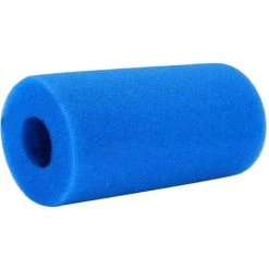 Piscine Filtre Betterlife, Piscine Filtre Pour Intex Type A Reutilisable / Lavable Piscine Filtre En Mousse Eponge Cartouche Nettoyeur De Piscine, 10.2*9.3*3Cm Bleu，3pcs
