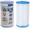 Cartouches De Filtration Intex Pour Filtre Betterlife，S'adapter à Intex Type A/C，Bleu, 1 Unité (Lot De 2)