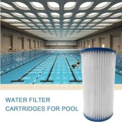 Cartouches De Filtration Intex Pour Filtre Betterlife，S'adapter à Intex Type A/C，Bleu, 1 Unité (Lot De 2) -Pompe et filtre de piscine Soldes 42438176 4