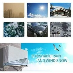 Bâche D'Hivernage Pour Pompe à Chaleur 90*90*4cm Fontainebleau -Pompe et filtre de piscine Soldes 43555489 3