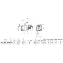 Surpresseur 0.75cv Triphasé - 036443 - Dab -Pompe et filtre de piscine Soldes 46321862 3
