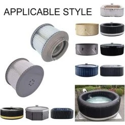Filtres Pour Macaron, Cartouche Filtrante De Remplacement Pour , Cartouche Filtrante Pompe 2 Pack Convient Aux Modèles MSPA Cartouche Filtrante 9 Filtres Pour Macaron, Cartouche Filtrante De Remplacement Pour , Cartouche Filtrante Pompe 2 Pack Convient Aux Modèles MSPA Cartouche Filtrante -Pompe et filtre de piscine Soldes 46610083 3