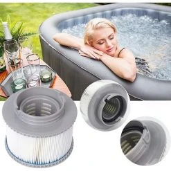 Filtres Pour Macaron, Cartouche Filtrante De Remplacement Pour , Cartouche Filtrante Pompe 2 Pack Convient Aux Modèles MSPA Cartouche Filtrante 11 Filtres Pour Macaron, Cartouche Filtrante De Remplacement Pour , Cartouche Filtrante Pompe 2 Pack Convient Aux Modèles MSPA Cartouche Filtrante -Pompe et filtre de piscine Soldes 46610083 5