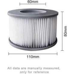 READCLY Lot De 2 Filtres De Rechange Pour Mspa FD2089 - Pompe à Cartouche Pour Piscines, Sous-Marins Chauds Et Spa 8 READCLY Lot De 2 Filtres De Rechange Pour Mspa FD2089 - Pompe à Cartouche Pour Piscines, Sous-Marins Chauds Et Spa -Pompe et filtre de piscine Soldes 48335183 2