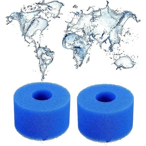 READCLY Lot De 2 Filtres En Mousse De Type S1, Spa Pour Intex S1 Type - Réutilisables - Pour Piscine, Aquarium, Spa. 3 READCLY Lot De 2 Filtres En Mousse De Type S1, Spa Pour Intex S1 Type - Réutilisables - Pour Piscine, Aquarium, Spa.