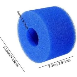 READCLY Lot De 2 Filtres En Mousse De Type S1, Spa Pour Intex S1 Type - Réutilisables - Pour Piscine, Aquarium, Spa. 8 READCLY Lot De 2 Filtres En Mousse De Type S1, Spa Pour Intex S1 Type - Réutilisables - Pour Piscine, Aquarium, Spa. -Pompe et filtre de piscine Soldes 48335218 2