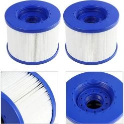 READCLY Lot De 2/4 / 6 Cartouches Filtrantes De Remplacement Pour Spa/Tub, Cartouches De Filtres De Piscine Pour Aqua Spa/B Cool 2 / Be Spa/Ospazia/Hesperide/Sunbay/Water Health/Spark (2 PCS) -Pompe et filtre de piscine Soldes 48335228 5
