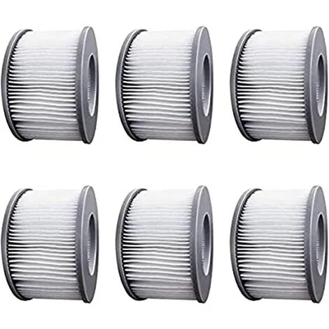 HIASDFLS Lot De 6 Filtres De Jacuzzi Pour Piscines Gonflables Mspa, Version Améliorée, Cartouche De Filtre Compatible Avec Tous Les Jacuzzi Actuels 3 HIASDFLS Lot De 6 Filtres De Jacuzzi Pour Piscines Gonflables Mspa, Version Améliorée, Cartouche De Filtre Compatible Avec Tous Les Jacuzzi Actuels