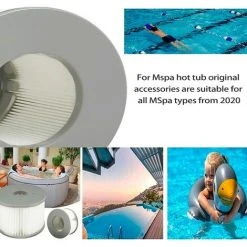 HIASDFLS Lot De 6 Filtres De Jacuzzi Pour Piscines Gonflables Mspa, Version Améliorée, Cartouche De Filtre Compatible Avec Tous Les Jacuzzi Actuels 10 HIASDFLS Lot De 6 Filtres De Jacuzzi Pour Piscines Gonflables Mspa, Version Améliorée, Cartouche De Filtre Compatible Avec Tous Les Jacuzzi Actuels -Pompe et filtre de piscine Soldes 48541678 4