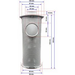 Panier Préfiltre Pompe Piscine Iris Espa -Pompe et filtre de piscine Soldes 49196339 3