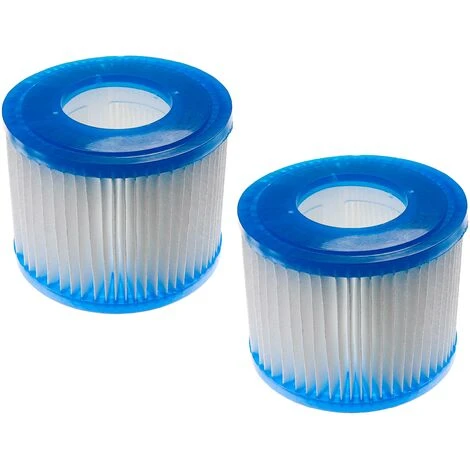 Vhbw 2x Cartouche Filtrante Type VI Compatible Avec Bestway Lay-Z-Spa Hawaii, Miami, Monaco Spa, Bain à Remous - Filtre De Rechange, Blanc / Bleu 3 Vhbw 2x Cartouche Filtrante Type VI Compatible Avec Bestway Lay-Z-Spa Hawaii, Miami, Monaco Spa, Bain à Remous - Filtre De Rechange, Blanc / Bleu