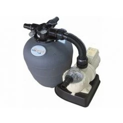 HELIOTRADE Kit De Filtration Complet Pour Piscine 6m3/H - Pompe + Groupe + Vanne + Connexion -Pompe et filtre de piscine Soldes 52690304 3