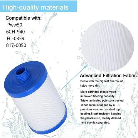 ELLE Baignoire SPA Acrylique Piscine Pour Enfants élément Filtrant élément Filtrant En Papier Au Lieu De PWW50L 6CH-940 4 ELLE Baignoire SPA Acrylique Piscine Pour Enfants élément Filtrant élément Filtrant En Papier Au Lieu De PWW50L 6CH-940 – Image 2