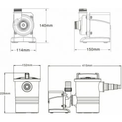 HELLOSHOP26 Pompe Piscine 3500 Litres Par Heure 30 Watts Pompe Filtration Circulation 10 HELLOSHOP26 Pompe Piscine 3500 Litres Par Heure 30 Watts Pompe Filtration Circulation -Pompe et filtre de piscine Soldes 53509357 4