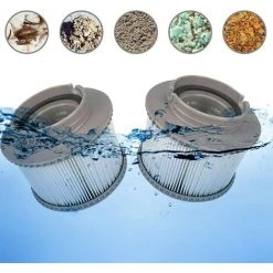 TANABATA 2 Pcs Filtre Cartouche MSPA, Cartouches De Filtre De Piscine, Spa Cartouche Filtration Standard Et Vissées, Filtre MSpa Pour Baignoire,Spa,Piscine 9 TANABATA 2 Pcs Filtre Cartouche MSPA, Cartouches De Filtre De Piscine, Spa Cartouche Filtration Standard Et Vissées, Filtre MSpa Pour Baignoire,Spa,Piscine -Pompe et filtre de piscine Soldes 53925848 3