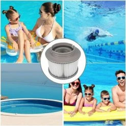 TANABATA 2 Pcs Filtre Cartouche MSPA, Cartouches De Filtre De Piscine, Spa Cartouche Filtration Standard Et Vissées, Filtre MSpa Pour Baignoire,Spa,Piscine 11 TANABATA 2 Pcs Filtre Cartouche MSPA, Cartouches De Filtre De Piscine, Spa Cartouche Filtration Standard Et Vissées, Filtre MSpa Pour Baignoire,Spa,Piscine -Pompe et filtre de piscine Soldes 53925848 5